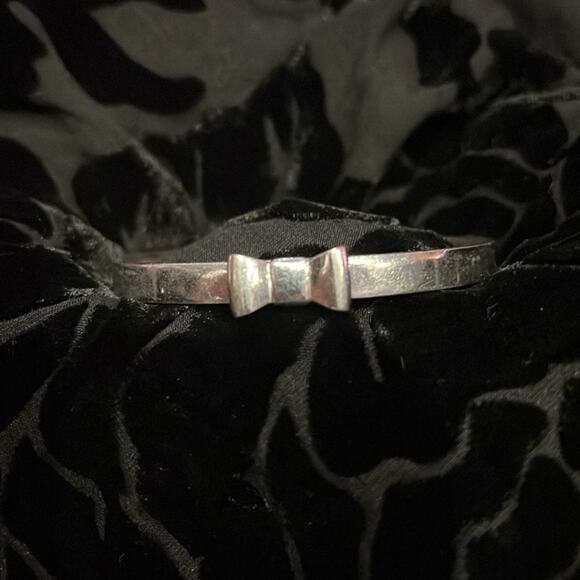 Kate Spade Silver Bow Bangle - Picture 5 of 5